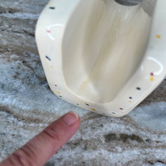 Young’s 1996 Hand-Painted Ceramic Napkin Holder With Grapes & Cherry Design - Picture 6 of 10